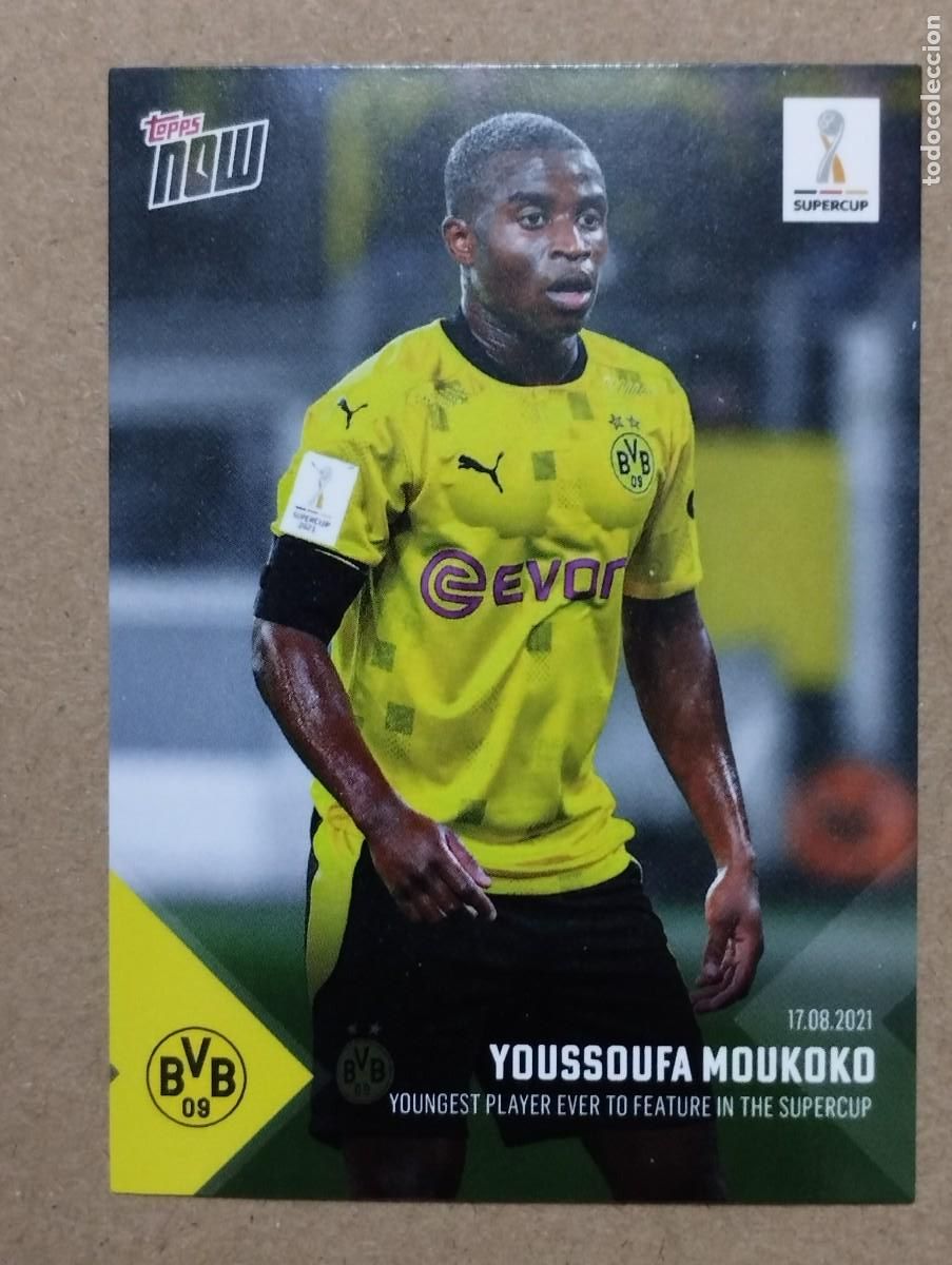 Cromos de f&uacute;tbol: TOPPS NOW YOUSSOUFA MOUKOKO - Foto 1