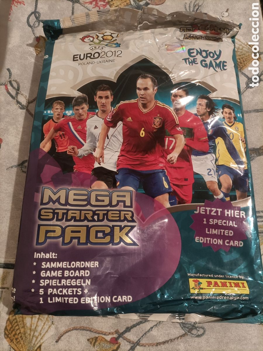 Cromos de Futebol: Cromos cards &aacute;lbum Starter pack megapack Adrenalyn Eurocopa Euro 12 2012