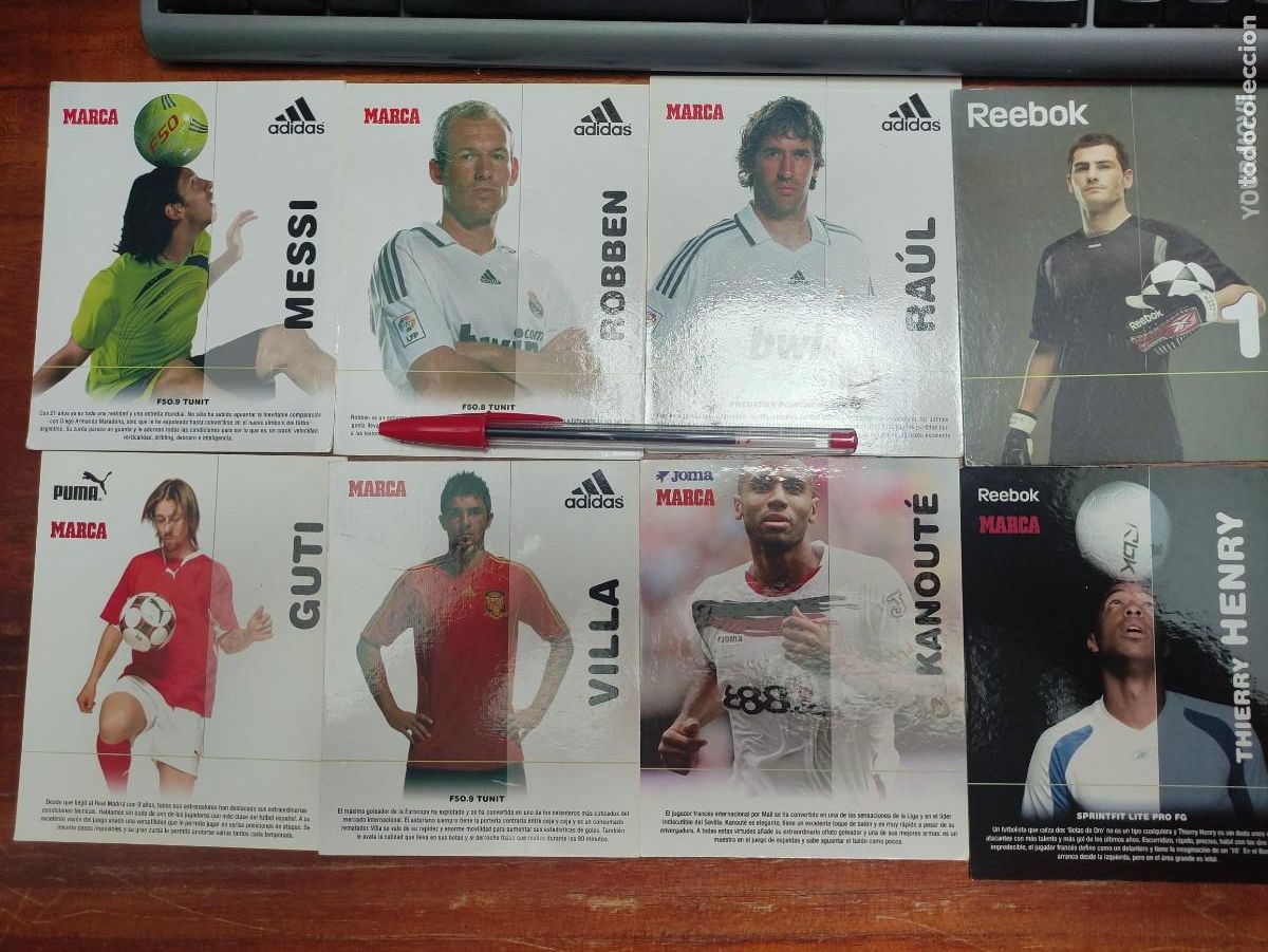 Cromos de F&uacute;tbol: Lote tarjetas Marca