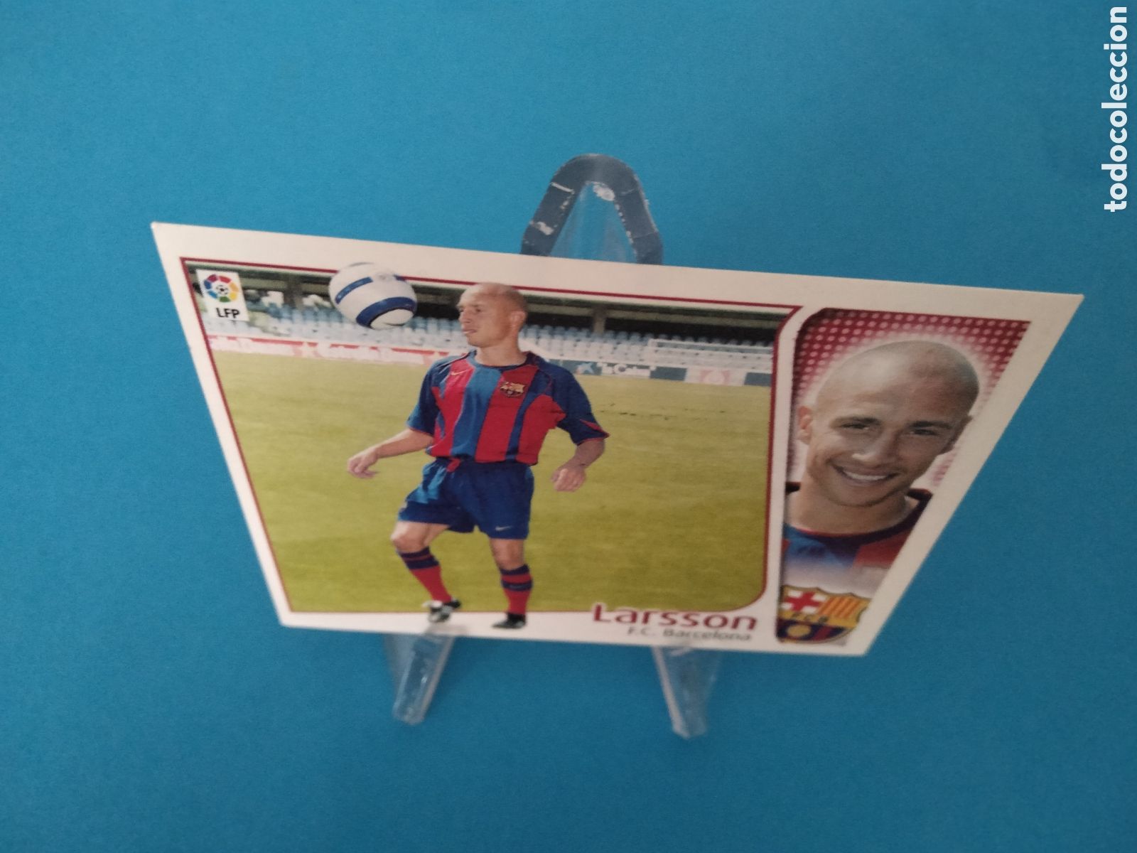Cromos de f&uacute;tbol: LARSSON F.C.BARCELONA EDICIONES ESTE 2004 2005 04 05 NUEVO SIN PEGAR PERFECTO ESTADO