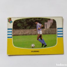 Cromos de Fútbol: CROMOS CANO 1984 1985 84 85 ITURRINO FICHAJE N° 36 A REAL SOCIEDAD SIN PEGAR
