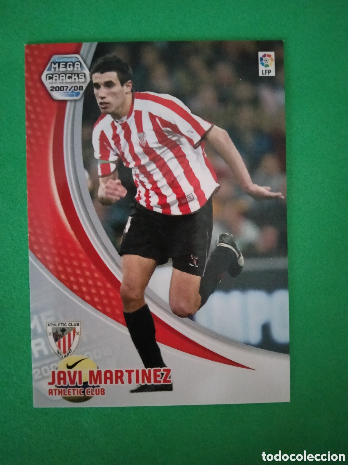 Cromos de Futebol: JAVI MARTINEZ ATHLETIC CLUB 29 MEGACRACKS PANINI 2007 2008 07 08 CARD UNIFICO ENVIOS CROMO FUTBOL