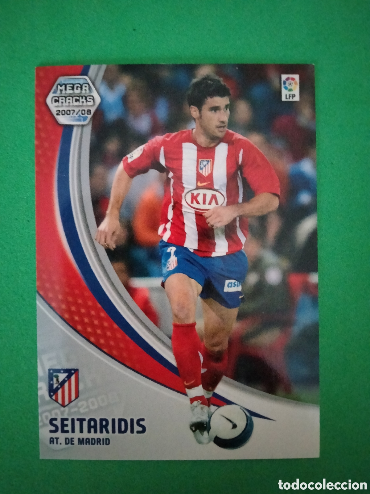 Figurine di Calcio: SEITARIDIS ATLETICO DE MADRID 39 MEGACRACKS PANINI 2007 2008 07 08 CARD UNIFICO ENVIOS CROMO FUTBOL