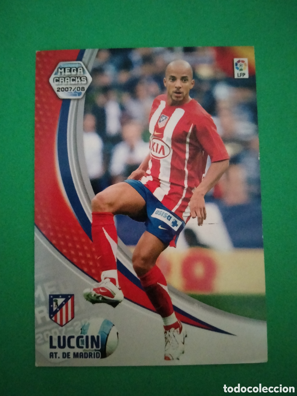 Cartes &agrave; collectionner de Football: LUCCIN ATLETICO DE MADRID 46 MEGACRACKS PANINI 2007 2008 07 08 CARD UNIFICO ENVIOS CROMO FUTBOL