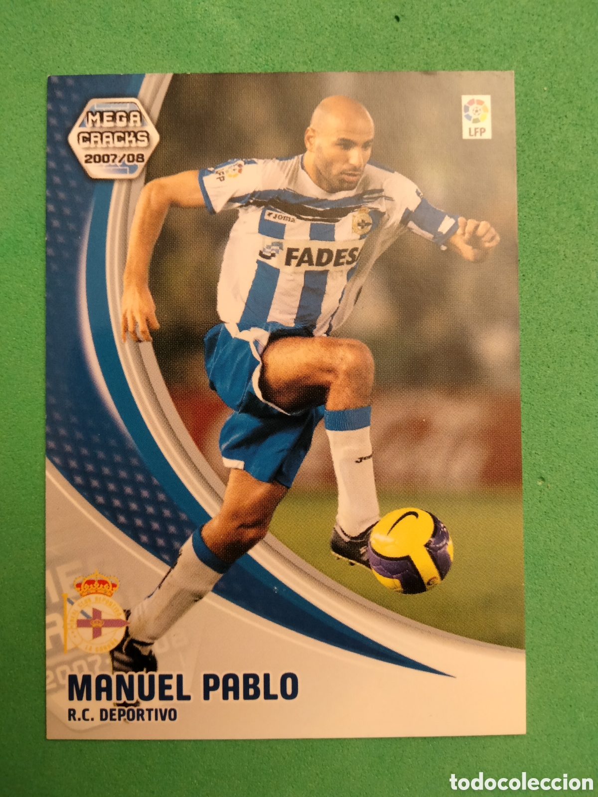 Cromos de F&uacute;tbol: MANUEL PABLO 93 DEPORTIVO MEGACRACKS PANINI 2007 2008 07 08 CARD UNIFICO ENVIOS CROMO FUTBOL