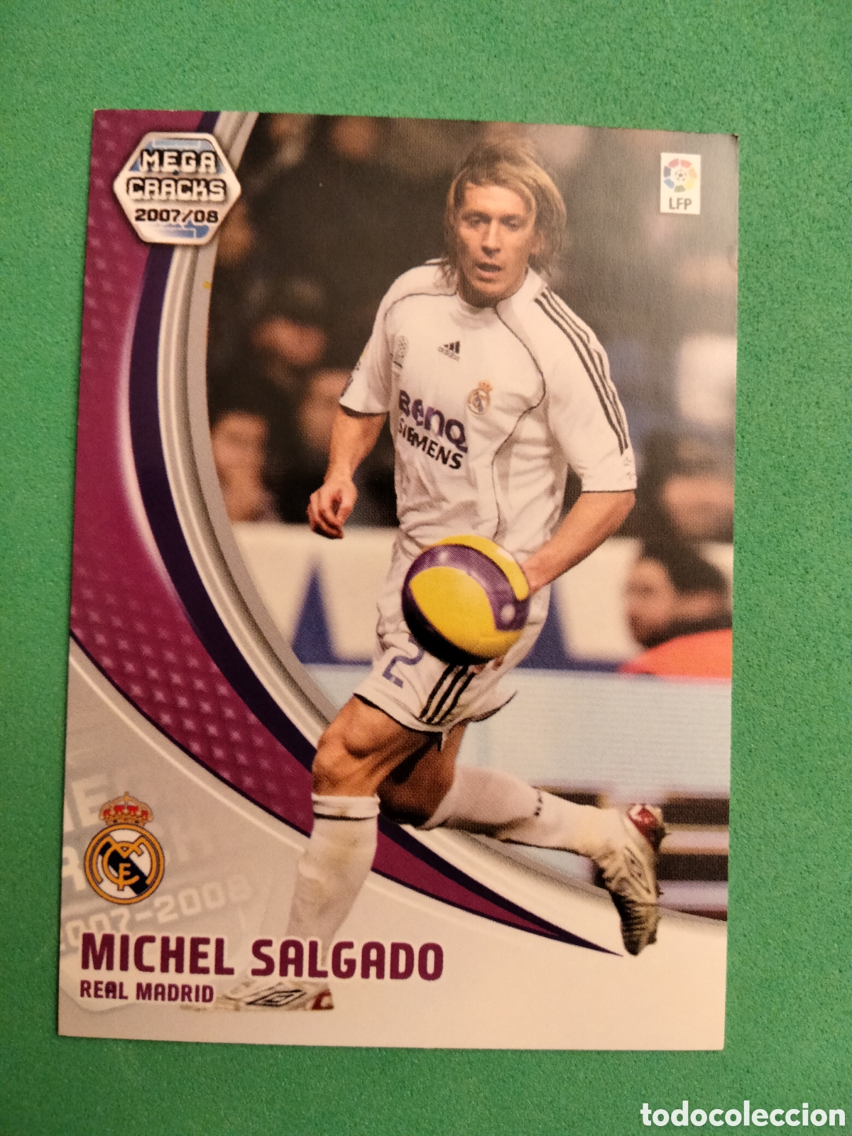 Cromos de F&uacute;tbol: MICHEL SALGADO 165 REAL MADRID MEGACRACKS PANINI 2007 2008 07 08 CARD UNIFICO ENVIOS CROMO FUTBOL