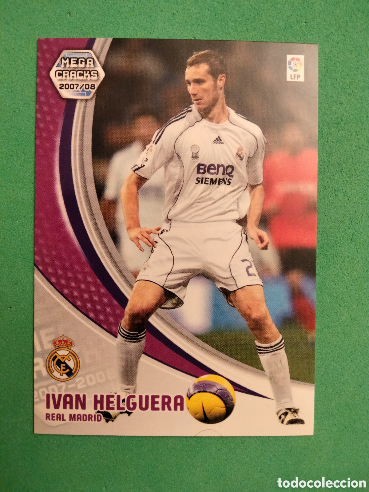 Cromos de F&uacute;tbol: IVAN HELGUERA 168 REAL MADRID MEGACRACKS PANINI 2007 2008 07 08 CARD UNIFICO ENVIOS CROMO FUTBOL