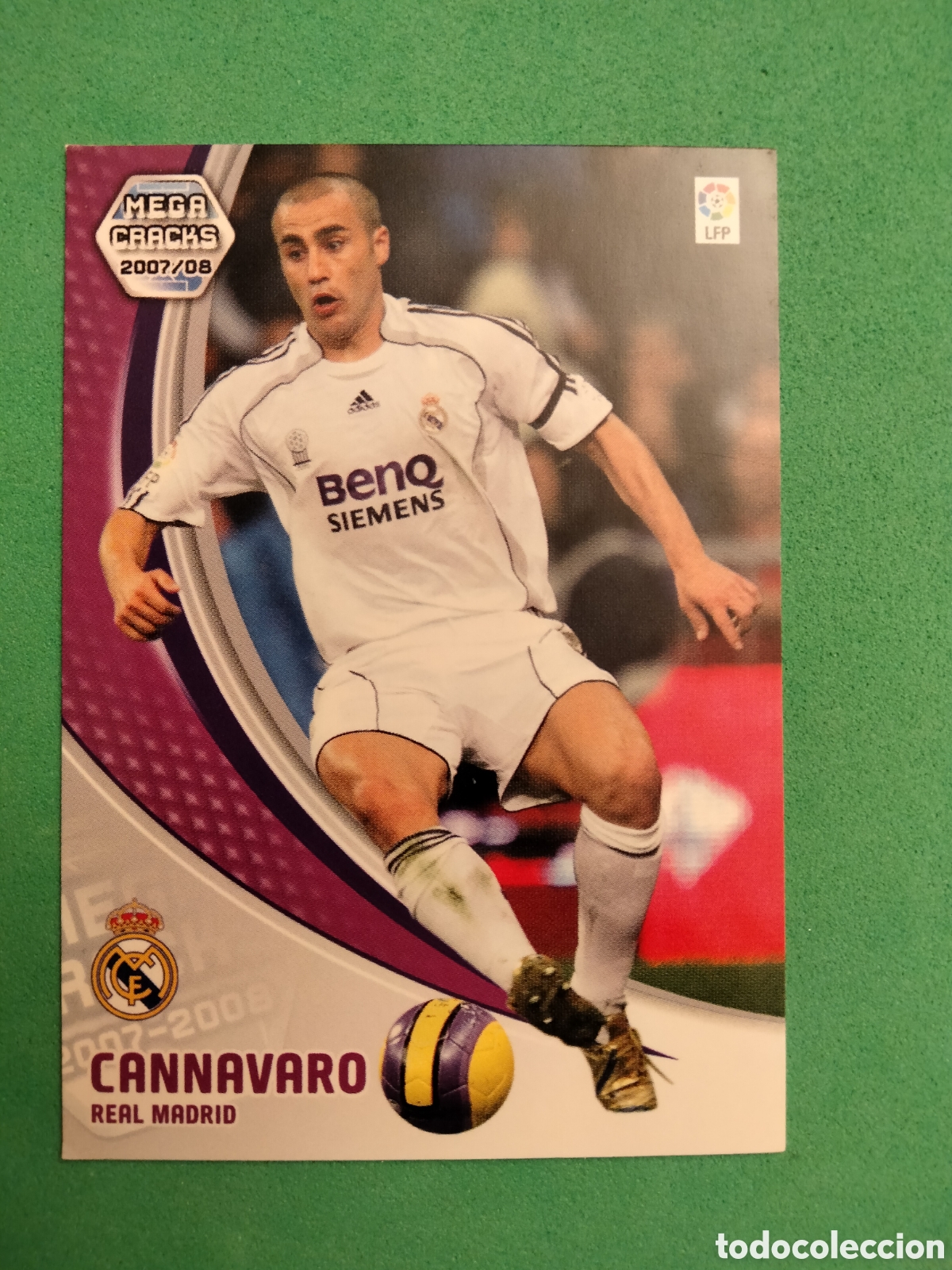 Cromos de F&uacute;tbol: CANNAVARO 169 REAL MADRID MEGACRACKS PANINI 2007 2008 07 08 CARD UNIFICO ENVIOS CROMO FUTBOL