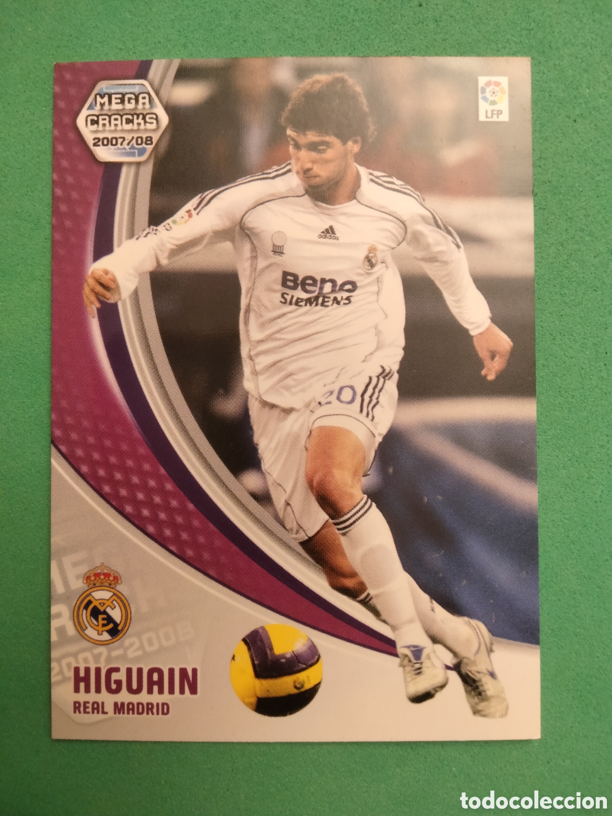Cromos de F&uacute;tbol: HIGUAIN 177 REAL MADRID MEGACRACKS PANINI 2007 2008 07 08 CARD UNIFICO ENVIOS CROMO FUTBOL
