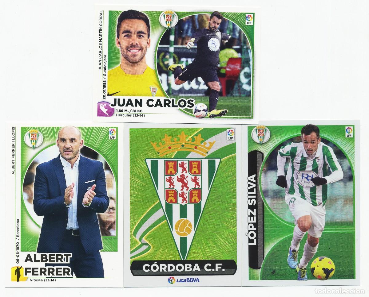 Fu&szlig;ball-Sticker: LOPEZ SILVA N&ordm; 25 CORDOBA BRILLO LISOLIGA BBVA ESTE PANINI CROMO FUTBOL 2014 2015 14 15 NUEVO