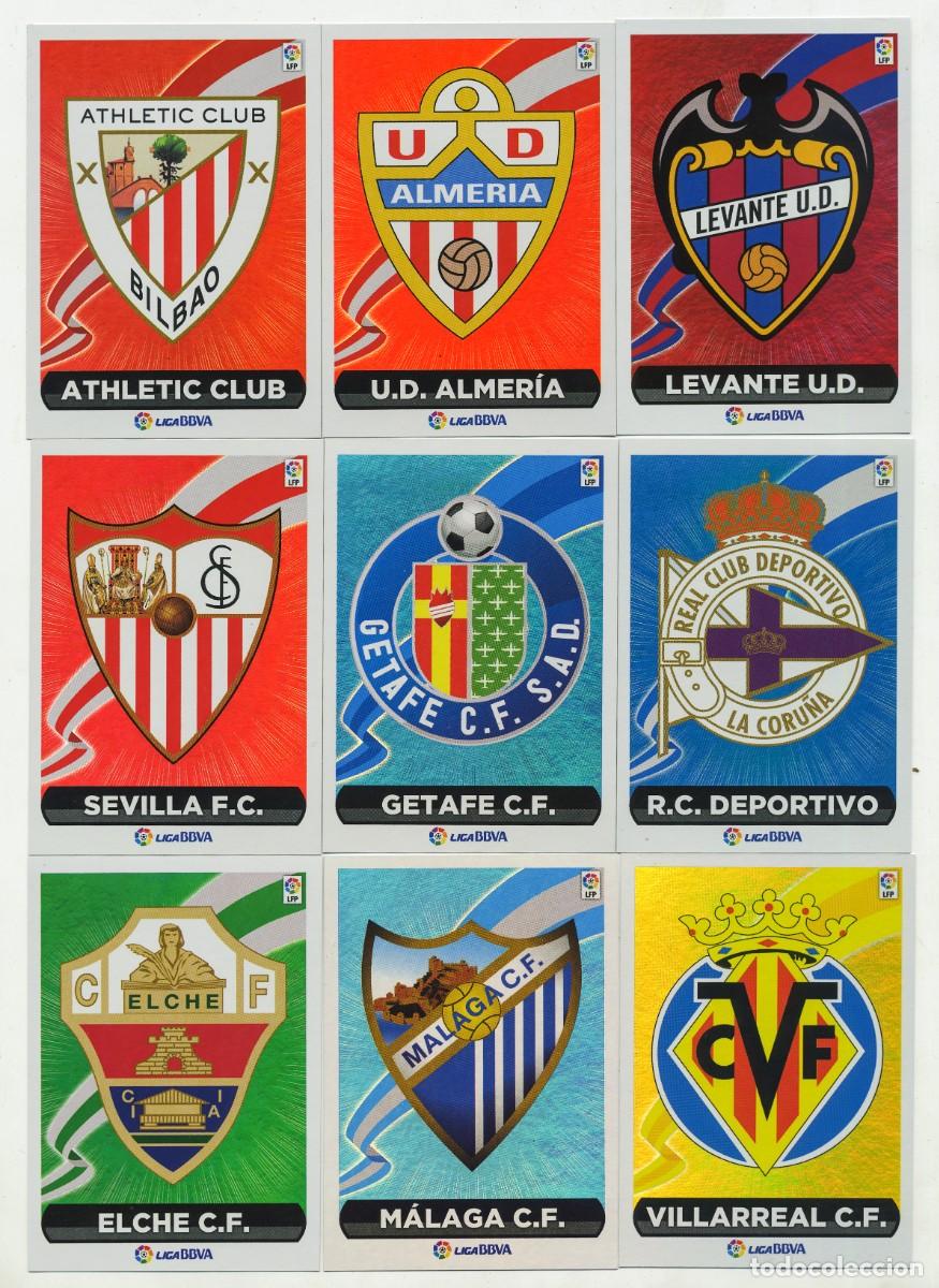 Figurine di Calcio: ESCUDO N&ordm; 23 ELCHE BRILLO LISO LIGA BBVA ESTE PANINI CROMO FUTBOL 2014 2015 14 15 NUEVO
