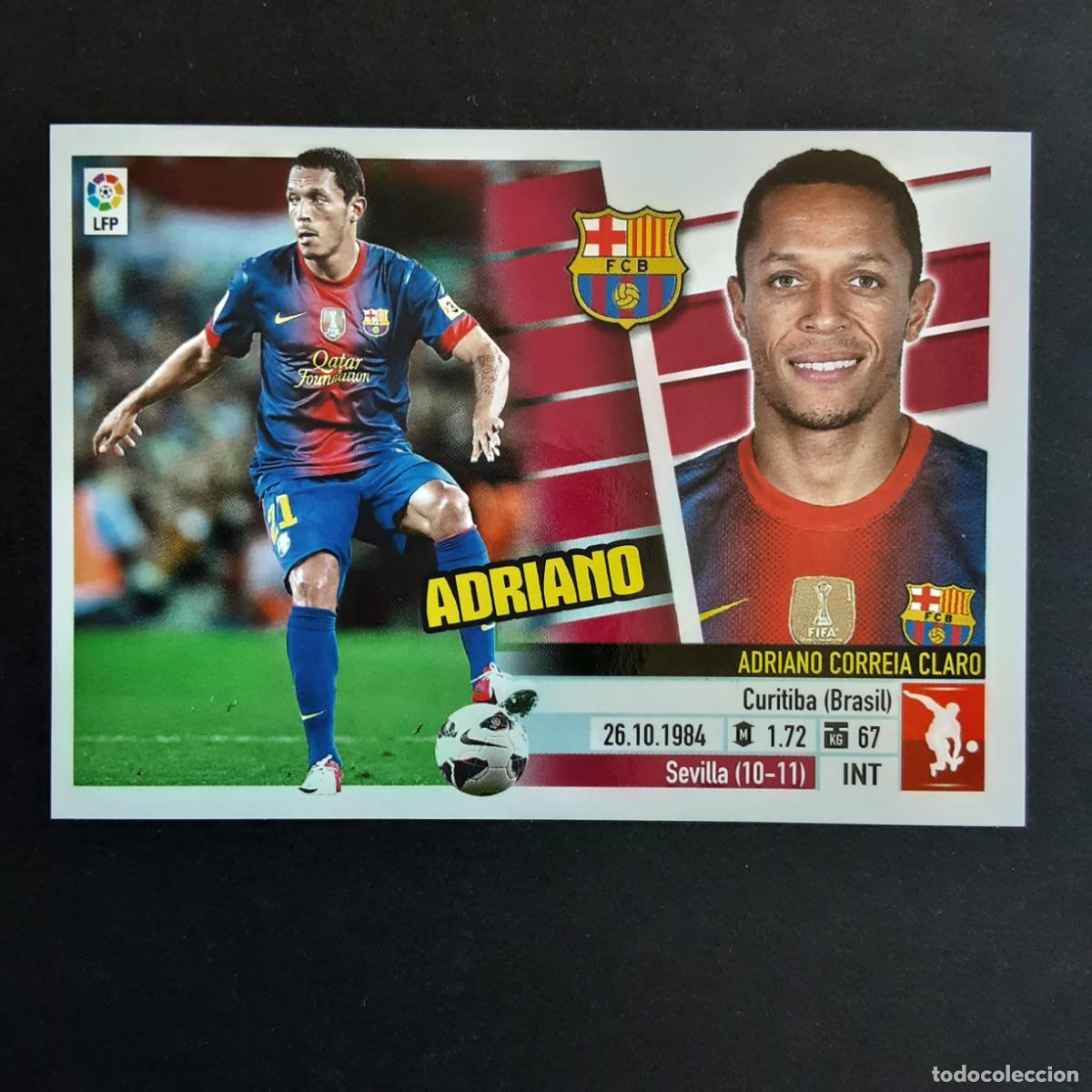 Football Stickers: CROMO LIGA 2013 2014 13 14 COLECCIONES ESTE PANINI N&ordm;8A ADRIANO-BARCELONA NUNCA PEGADO