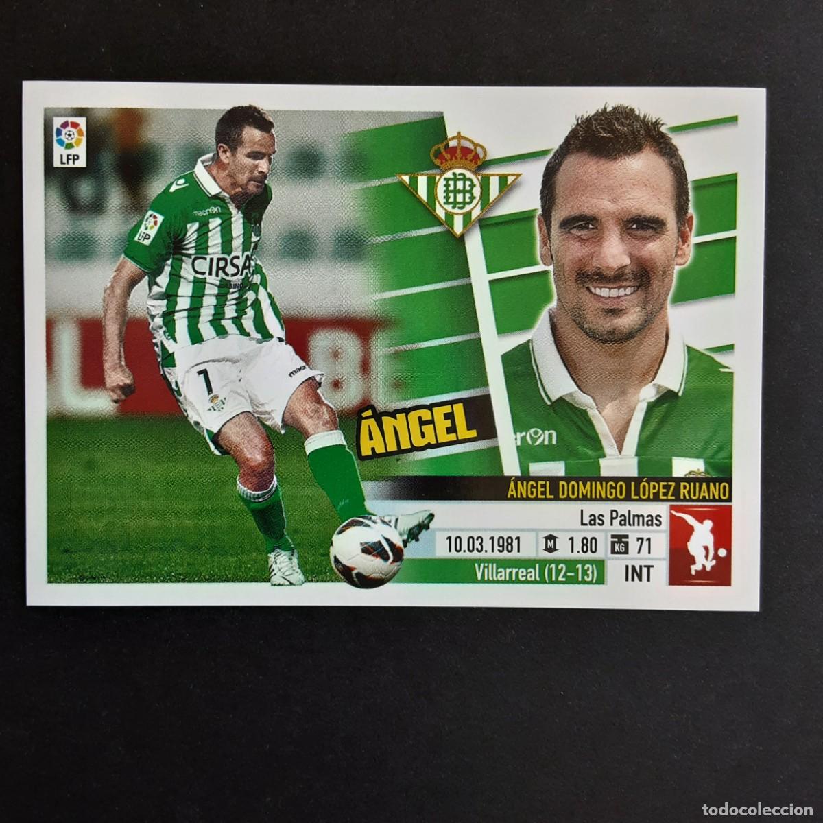 Cromos de f&uacute;tbol: CROMO LIGA 2013 2014 13 14 COLECCIONES ESTE PANINI N&ordm;3B ANGEL-BETIS NUNCA PEGADO