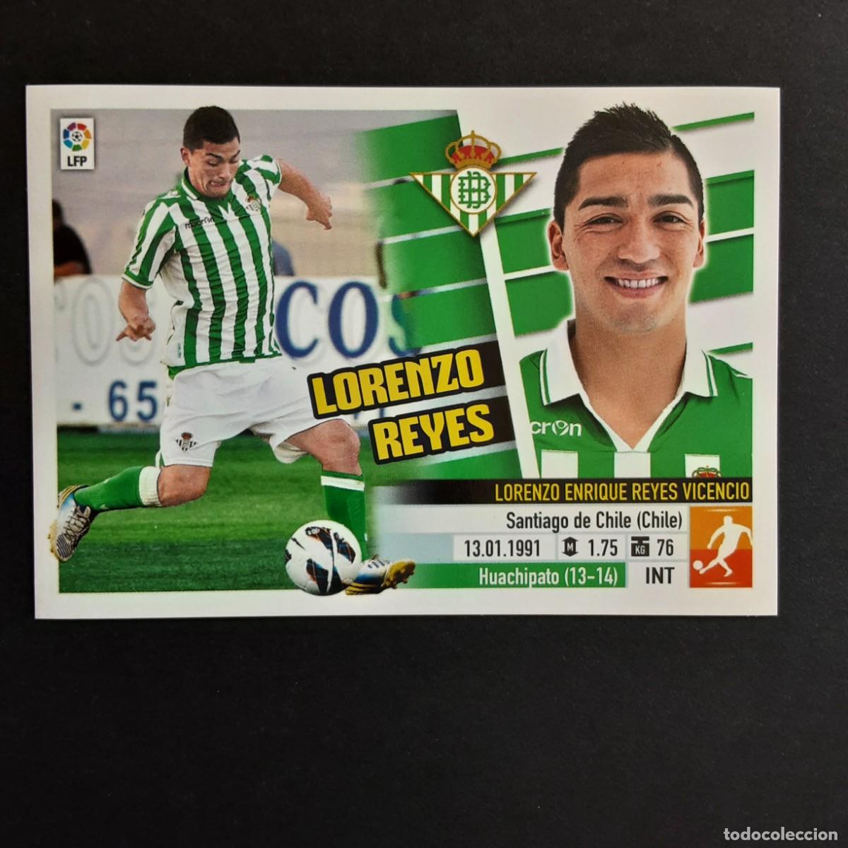 Fu&szlig;ball-Sticker: CROMO LIGA 2013 2014 13 14 COLECCIONES ESTE PANINI N&ordm;8 LORENZO REYES-BETIS NUNCA PEGADO