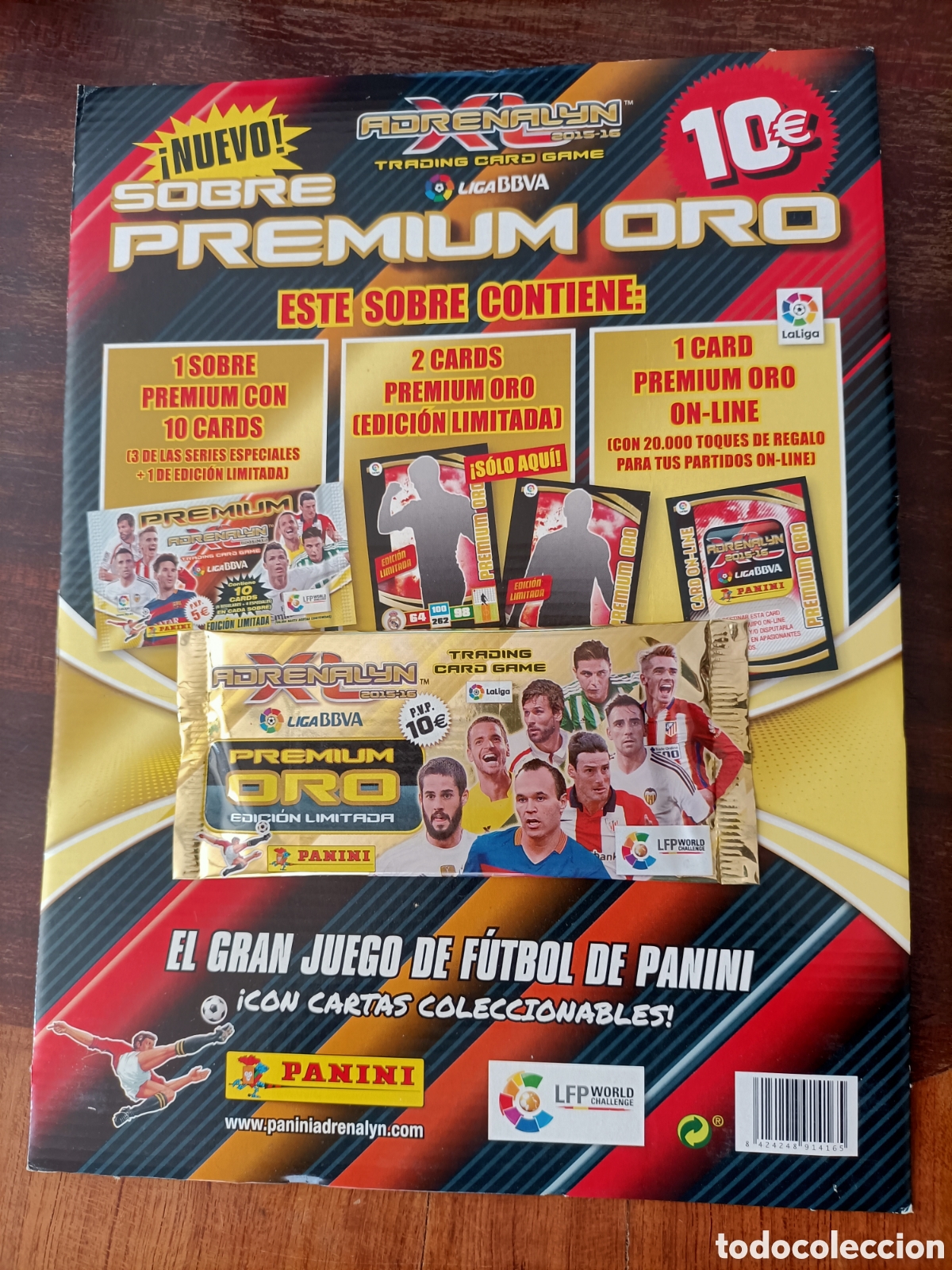 Cromos de Futebol: Sobre cromos cards Premium oro Adrenalyn 2015 2016 15 16