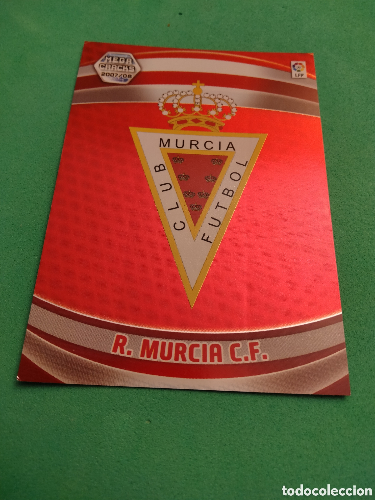 Cromos de F&uacute;tbol: ESCUDO MURCIA 199 MEGACRACKS PANINI 2007 2008 07 08 CARD UNIFICO ENVIOS CROMO FUTBOL