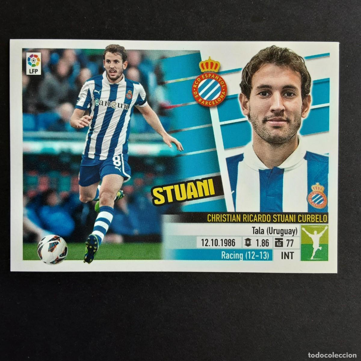 Cromos de f&uacute;tbol: CROMO LIGA 2013 2014 13 14 COLECCIONES ESTE PANINI N&ordm;15 STUANI-ESPANYOL VERSION MATE NUNCA PEGADO