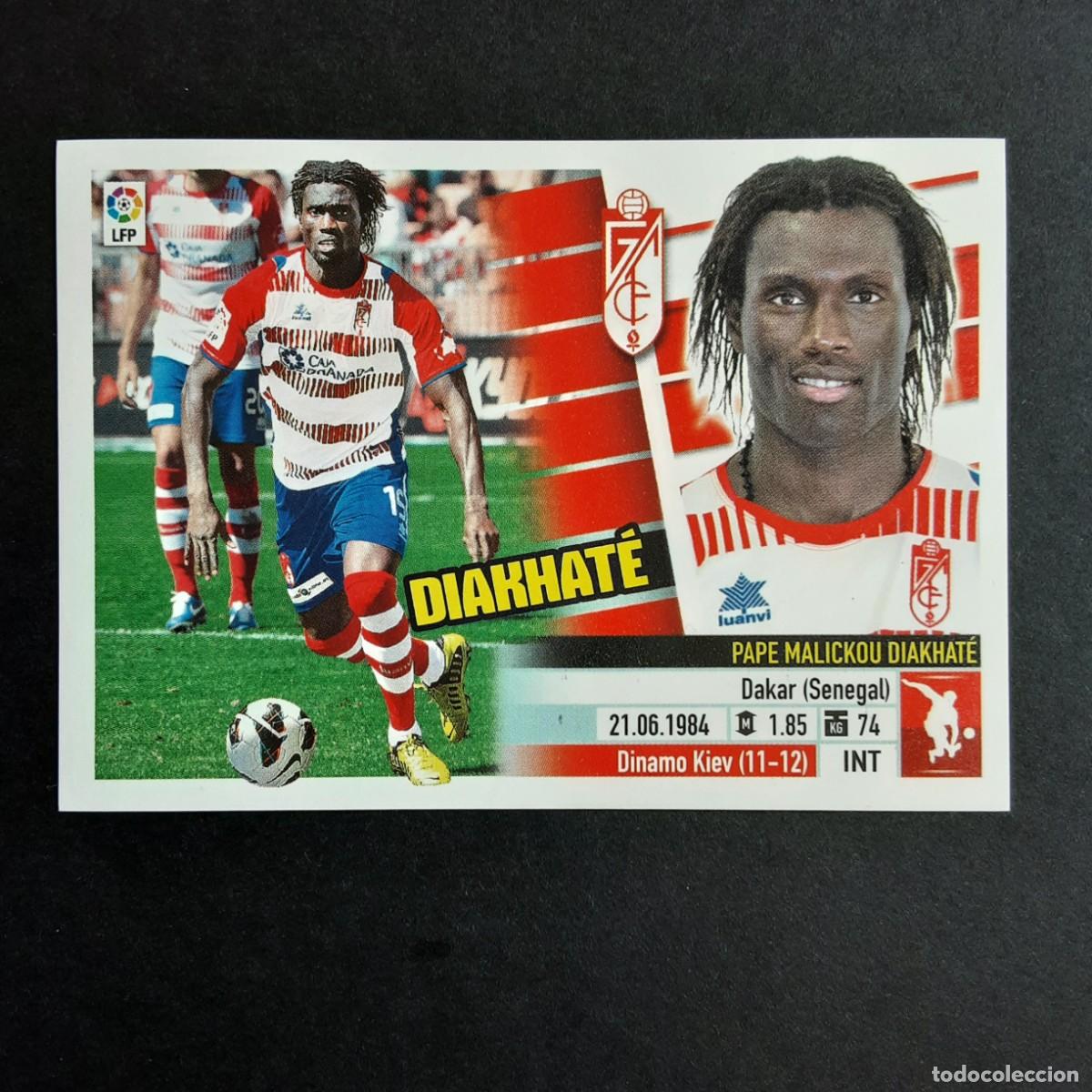 Cromos de f&uacute;tbol: CROMO LIGA 2013 2014 13 14 COLECCIONES ESTE PANINI N&ordm;5 DIAKHATE-GRANADA VERSION MATE NUNCA PEGADO