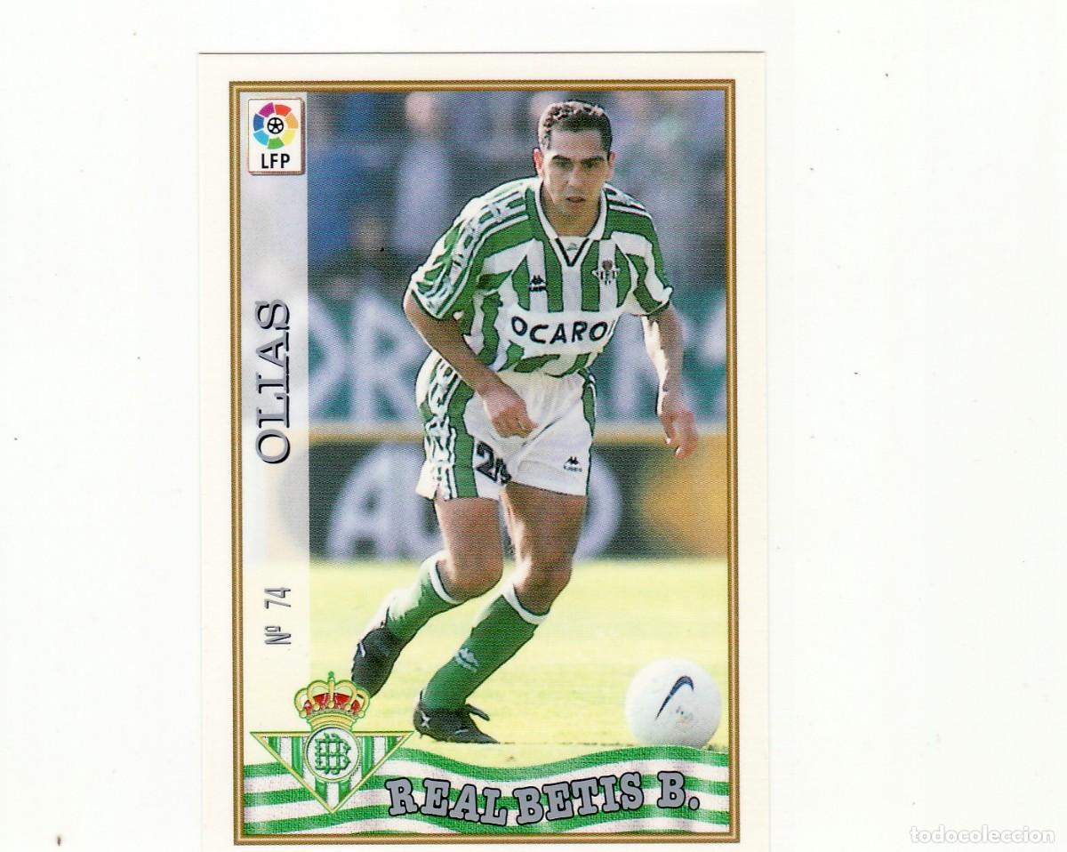 Figurine di Calcio: MUNDICROMO 1997/1998 74 OLIAS BETIS