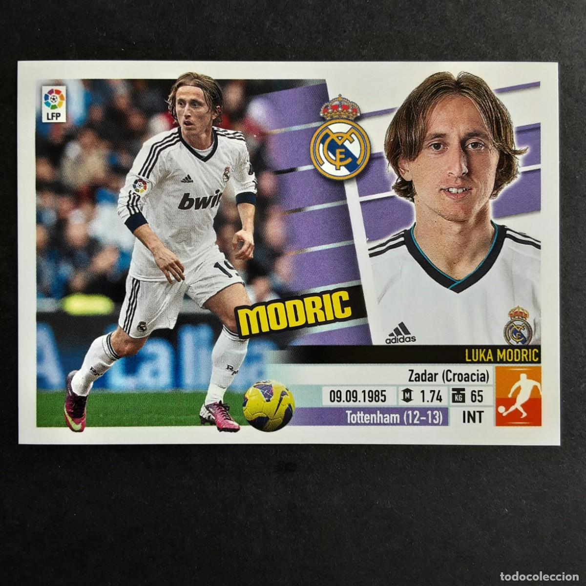Cromos de F&uacute;tbol: CROMO LIGA 2013 2014 13 14 COLECCIONES ESTE PANINI N&ordm;11 MODRIC-R.MADRID NUNCA PEGADO
