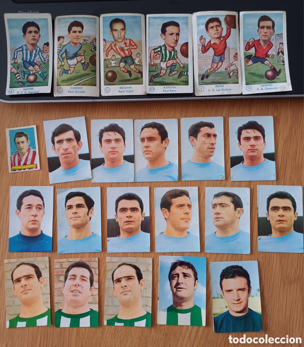 Figurine di Calcio: Lote 63 cromos antiguos futbol y futbolistas de distintas colecciones