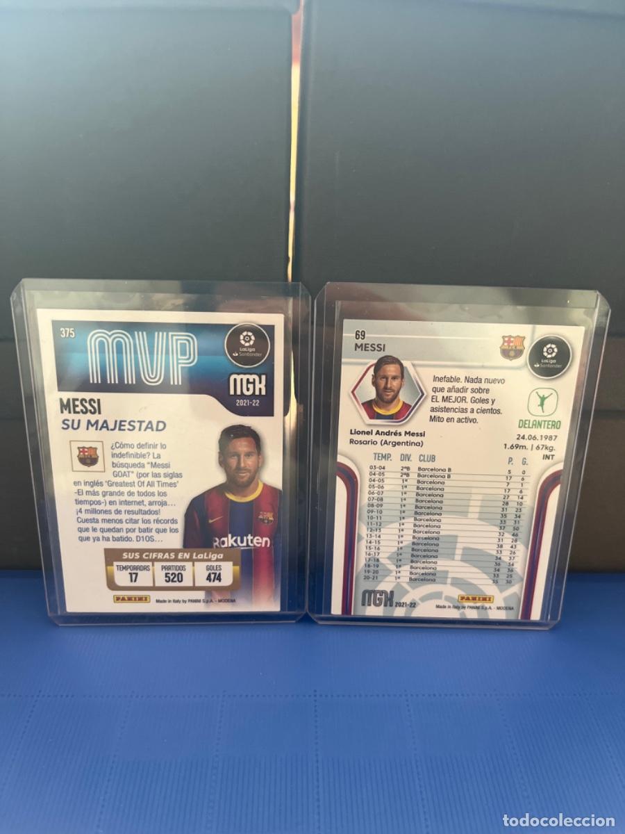 Cromos de f&uacute;tbol: Cromos de messi 2021/2022 - Foto 2