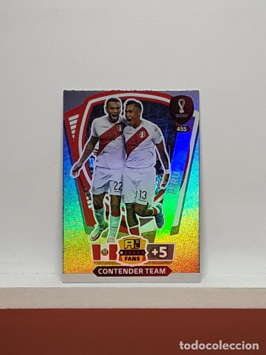 Figurine di Calcio: MUNDIAL ADRENALYN 2022 WORLD CUP QATAR ALBUM PANINI LIGA N 455 PERU EQUIPO TEAM