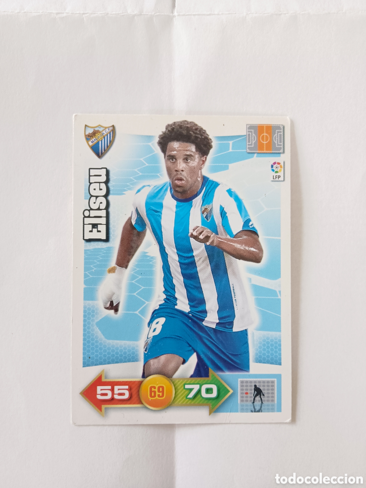 Cromos de f&uacute;tbol: Eliseu M&aacute;laga Adrenalyn XL 2010 2011
