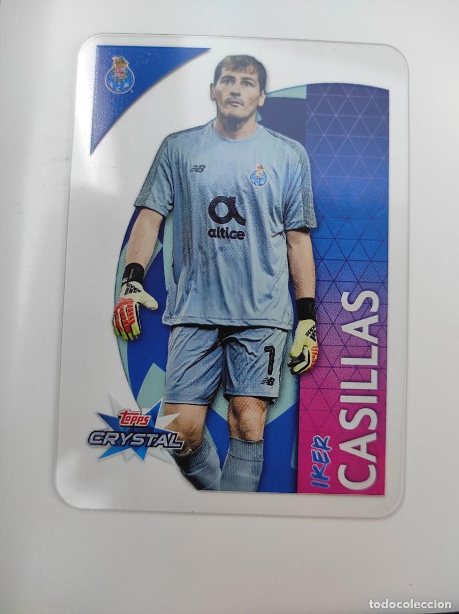 Fu&szlig;ball-Sticker: ❇️ CROMO ⚽ CARD CASILLAS OPORTO 86 UEFA CHAMPIONS LEAGUE 18 19 2018 2019 TOPPS CRYSTAL ❇️