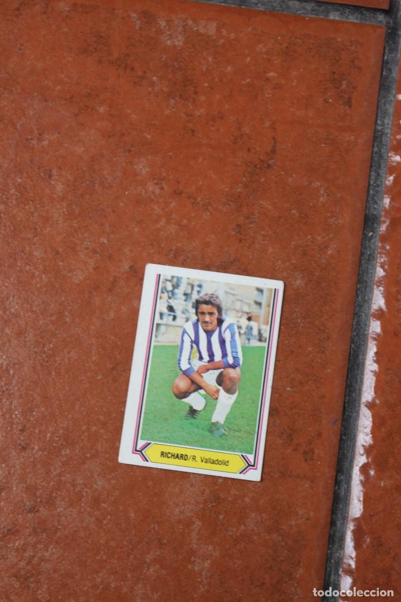 Fu&szlig;ball-Sticker: CROMO FUTBOL LIGA 80-81 : ULTIMOS FICHAJES N&ordm; 19 REAL VALLADOLID : RICHARD