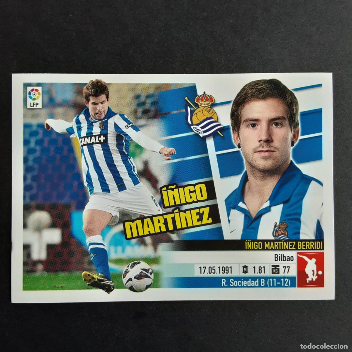 Cromos de f&uacute;tbol: CROMO LIGA 2013 2014 13 14 COLECCIONES ESTE PANINI N&ordm;6A I&Ntilde;IGO MARTINEZ-R.SOCIEDAD NUNCA PEGADO