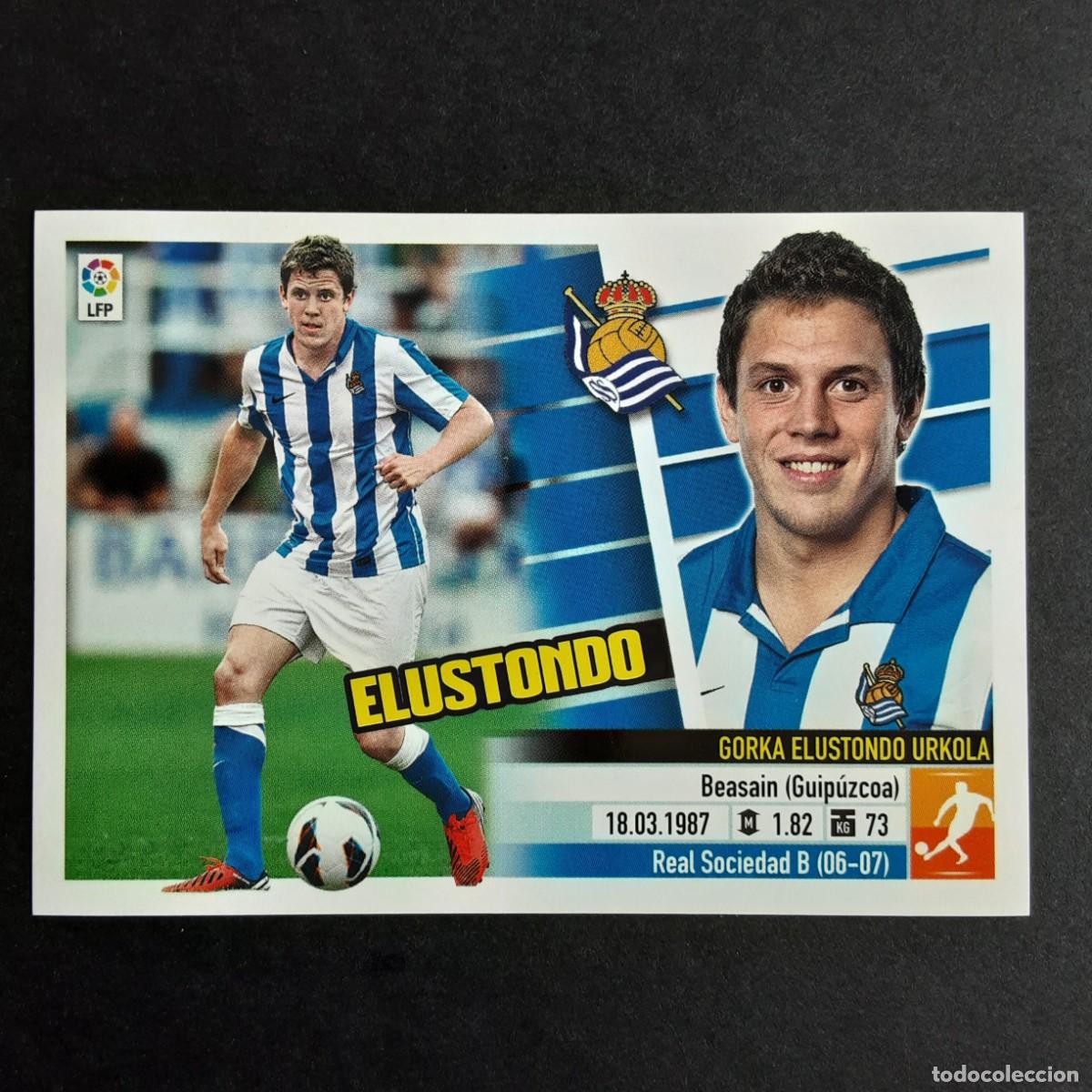 Cromos de F&uacute;tbol: CROMO LIGA 2013 2014 13 14 COLECCIONES ESTE PANINI N&ordm;10A ELUSTONDO-R.SOCIEDAD NUNCA PEGADO