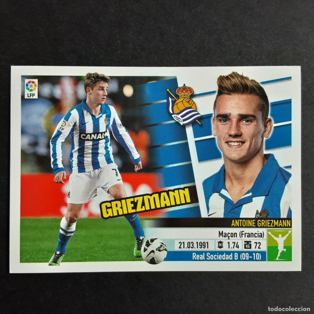 Cromos de F&uacute;tbol: CROMO LIGA 2013 2014 13 14 COLECCIONES ESTE PANINI N&ordm;15A GRIEZMANN-R.SOCIEDAD NUNCA PEGADO