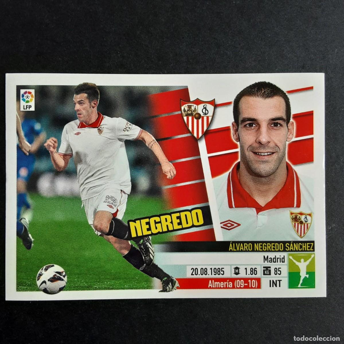 Cromos de F&uacute;tbol: CROMO LIGA 2013 2014 13 14 COLECCIONES ESTE PANINI N&ordm;16 NEGREDO-SEVILLA NUNCA PEGADO