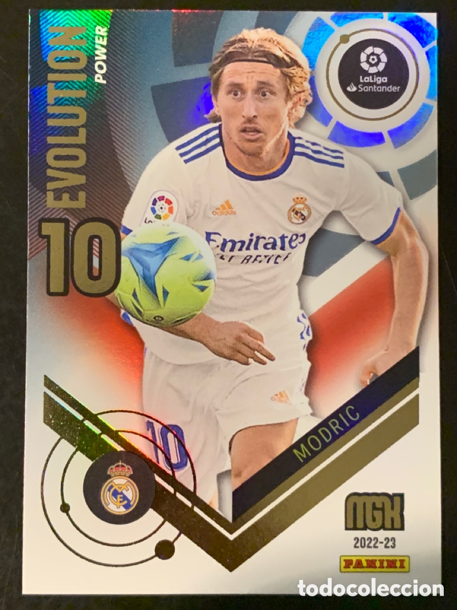 Cromos de F&uacute;tbol: Modric Evolution Power P395 Real Madrid Megacracks 2022/23
