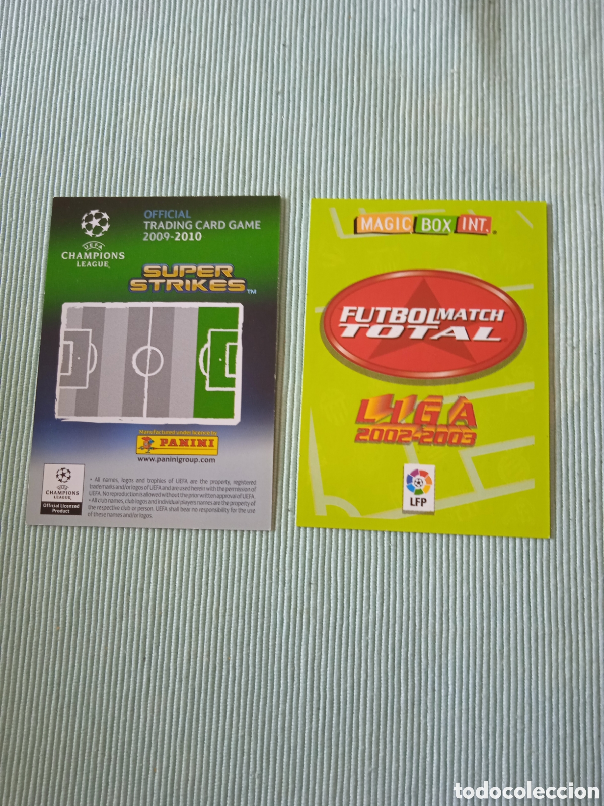 Cromos de f&uacute;tbol: Lote 2 cromos Samuel Etoo - Foto 2