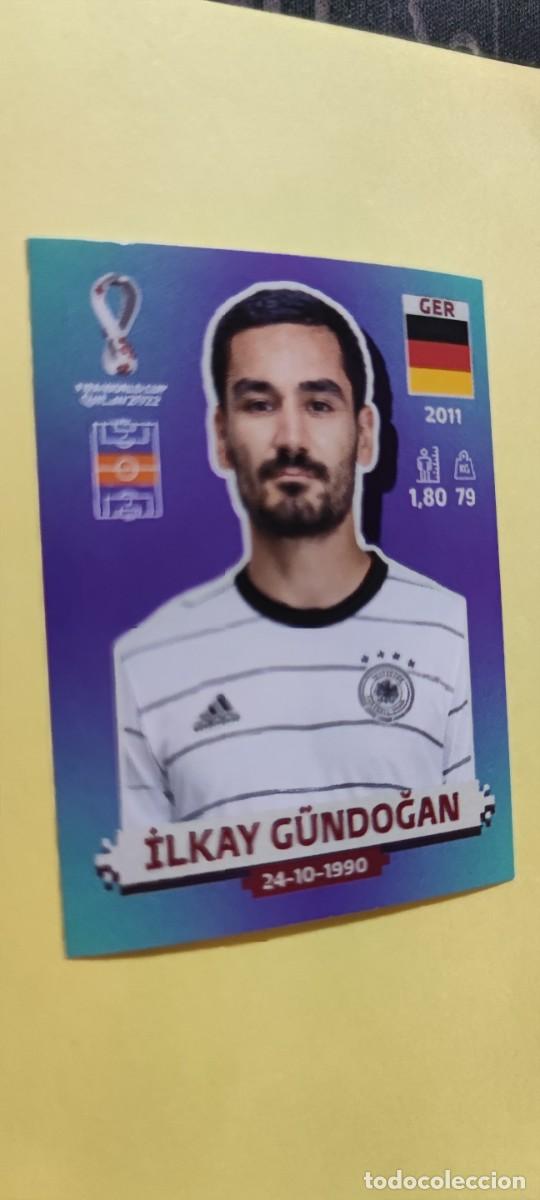 Cromos de f&uacute;tbol: CROMO COPA MUNDIAL DE F&Uacute;TBOL QATAR 2022 - 22 (PANINI) - GER ALEMANIA 12 - ILKAY GUNDOGAN