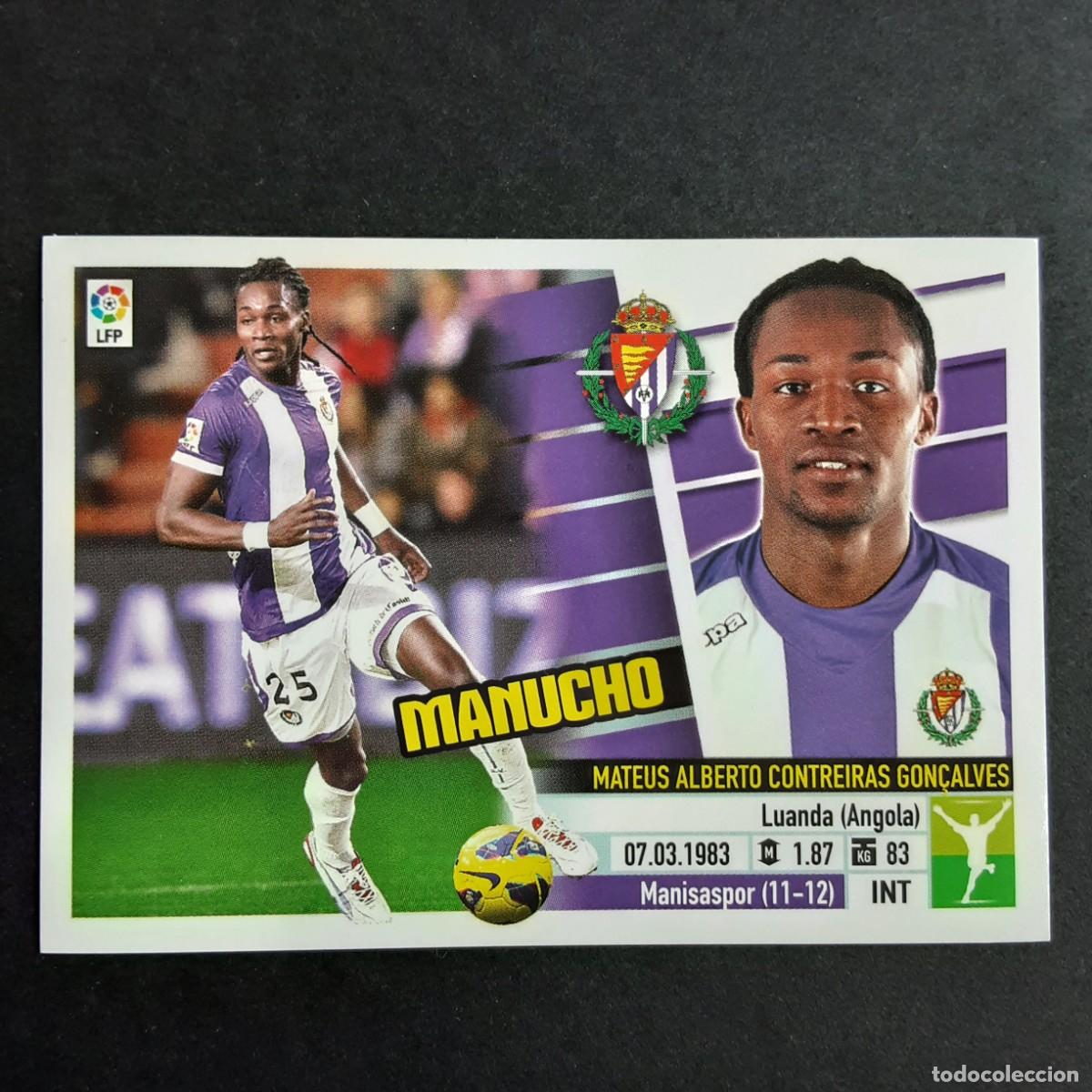 Cromos de F&uacute;tbol: CROMO LIGA 2013 2014 13 14 COLECCIONES ESTE PANINI N&ordm;16A MANUCHO-VALLADOLID NUNCA PEGADO