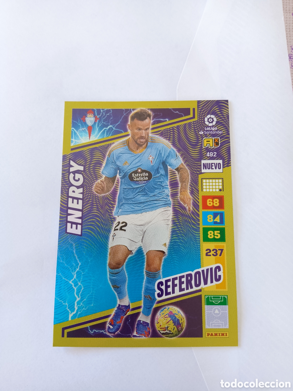 Fu&szlig;ball-Sticker: 492 Seferovic Energy Celta ADRENALYN XL 2022 2023