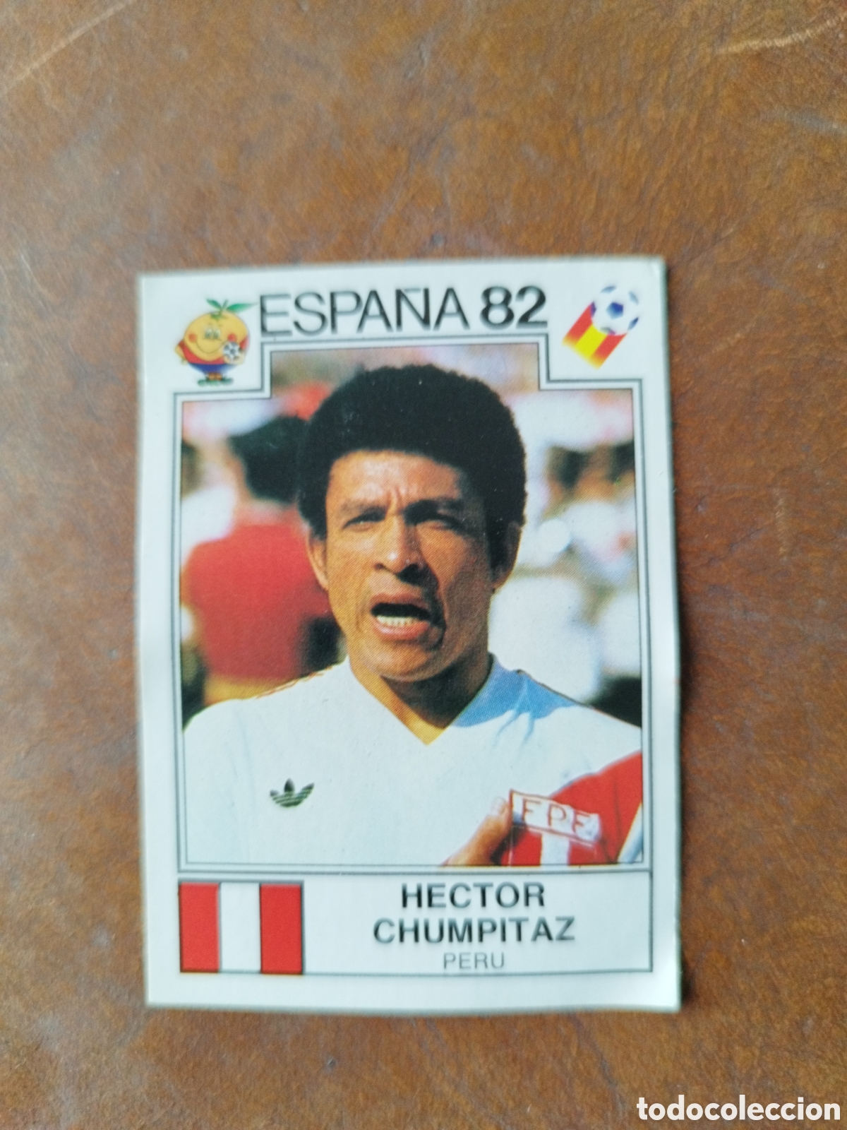 Cromos de F&uacute;tbol: Cromo Futbol Espa&ntilde;a World Cup 82 Panini n&uacute;mero 76 Chumpitaz Peru Mundial Nunca pegado