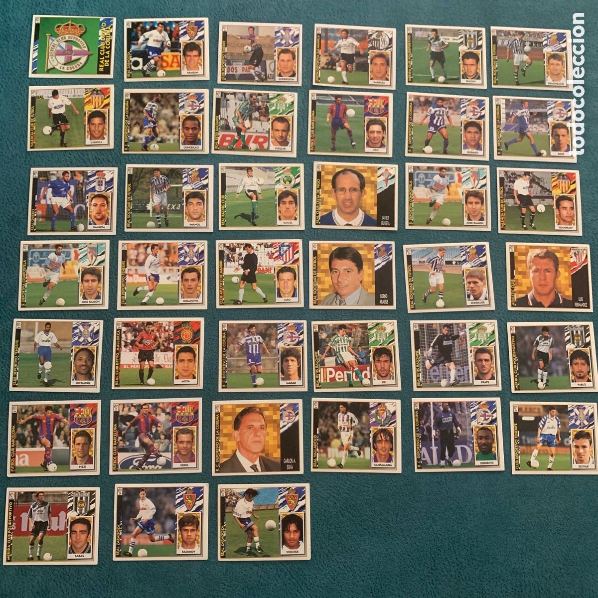 Figurine di Calcio: lote 39 cromos nuevos sin repetir del album este liga 97 98 colocas
