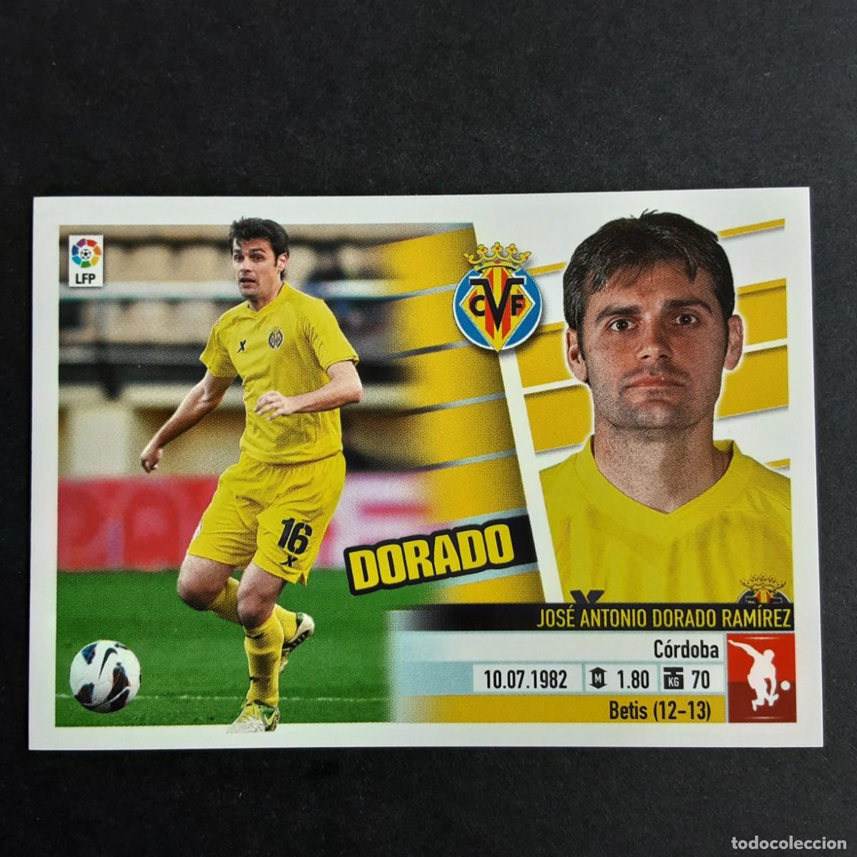 Cromos de F&uacute;tbol: CROMO LIGA 2013 2014 13 14 COLECCIONES ESTE PANINI N&ordm;4 DORADO-VILLARREAL NUNCA PEGADO