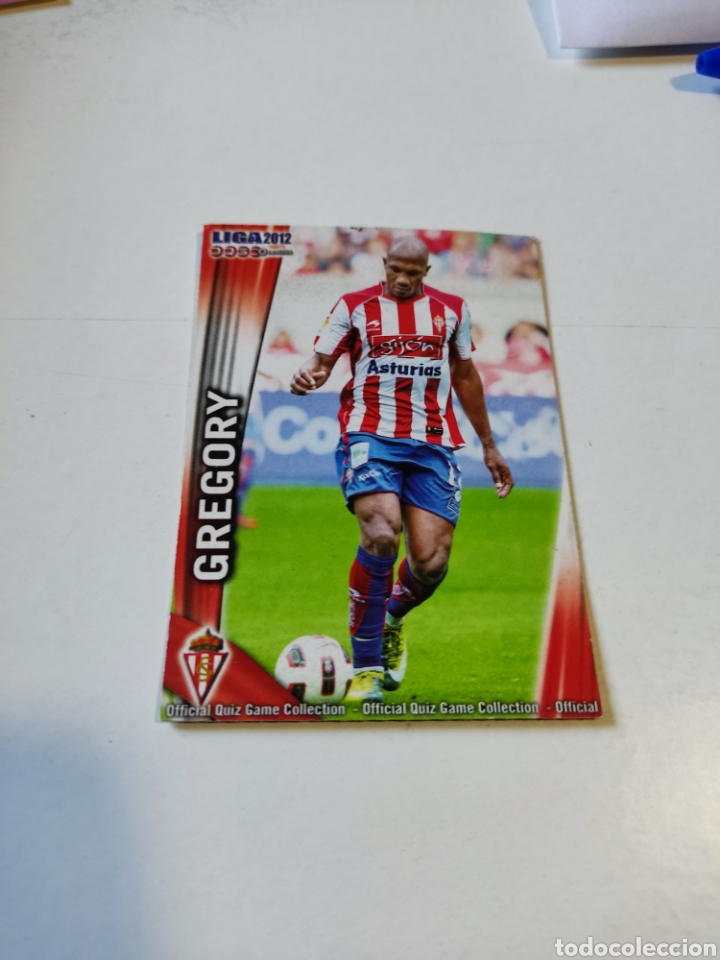 Cromos de f&uacute;tbol: Cromo liga 2012 Gregory, Sporting de Gij&oacute;n - Foto 1