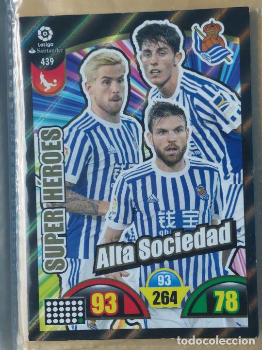 Figurine di Calcio: FICHA N&ordm; 439 ALTA SOCIEDAD - ADRENALYN 17 18 - PANINI 2017 - 18 - CROMO - SUPER HEROES