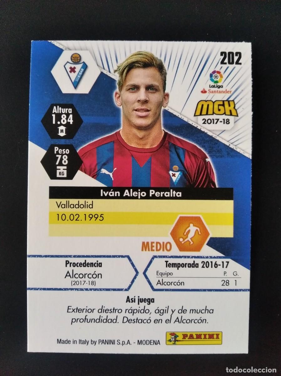Cromos de f&uacute;tbol: Megacracks 2017/18,Eibar,Iv&aacute;n Alejo (N&deg;202). - Foto 2