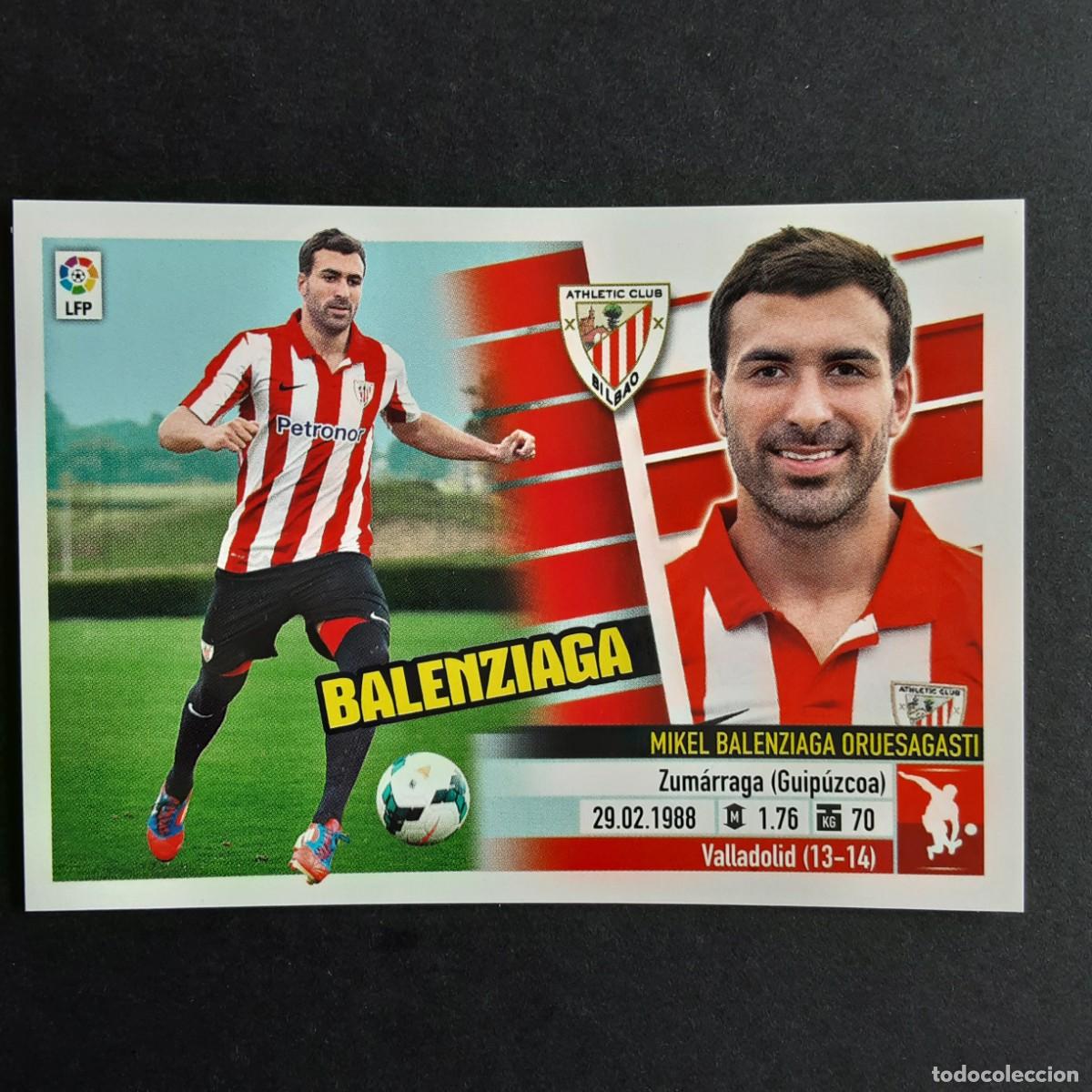 Cromos de F&uacute;tbol: CROMO LIGA 2013 2014 13 14 COLECCIONES ESTE PANINI COLOCA N&ordm;7 B BALENZIAGA-ATH.BILBAO NUNCA PEGADO