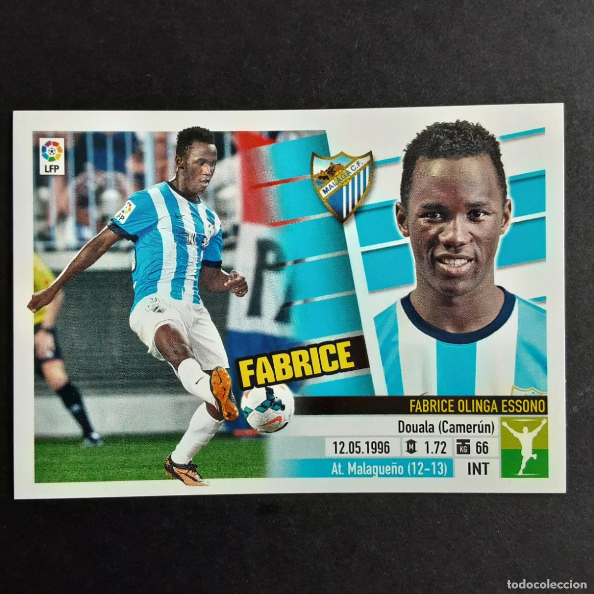Cromos de f&uacute;tbol: CROMO LIGA 2013 2014 COLECCIONES ESTE PANINI COLOCA N&ordm;15 C FABRICE-MALAGA NUNCA PEGADO