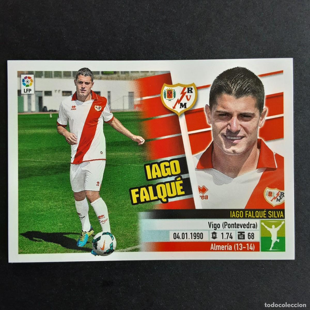 Cromos de F&uacute;tbol: CROMO LIGA 2013 2014 13 14 COLECCIONES ESTE PANINI COLOCA N&ordm;13B IAGO FALQUE-R.VALLECANO NUNCA PEGADO