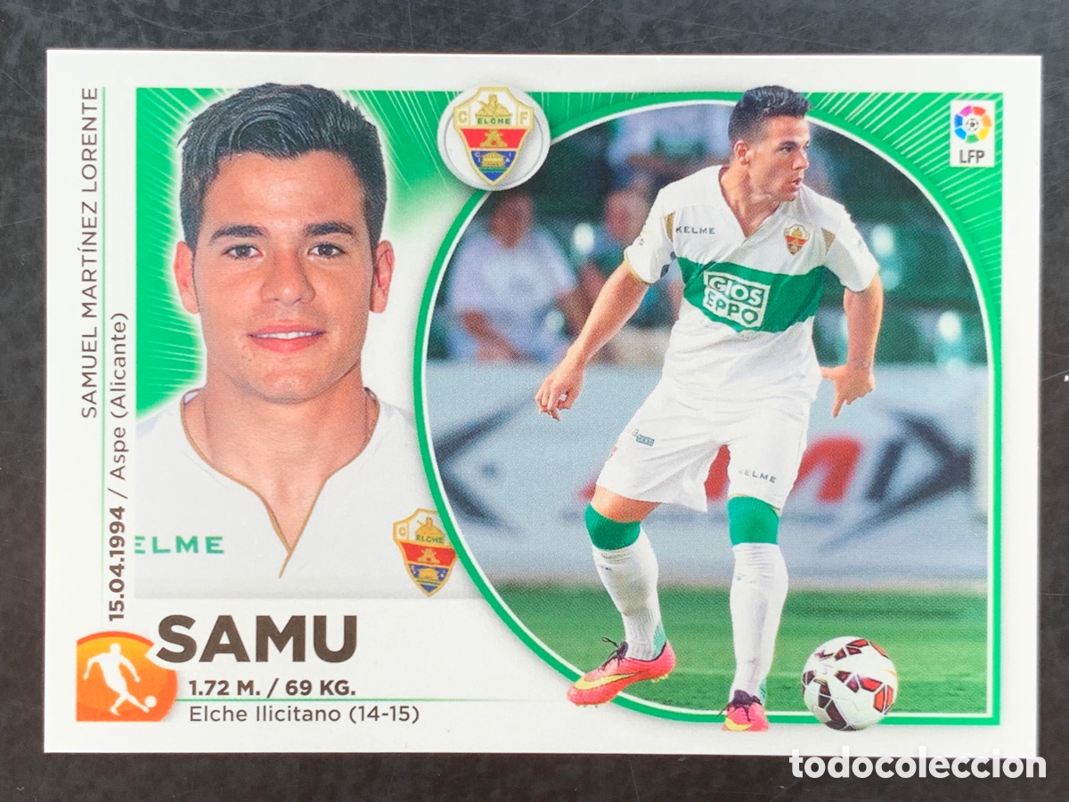 Cromos de f&uacute;tbol: Samu Elche Liga Este 2014/15 - Foto 1