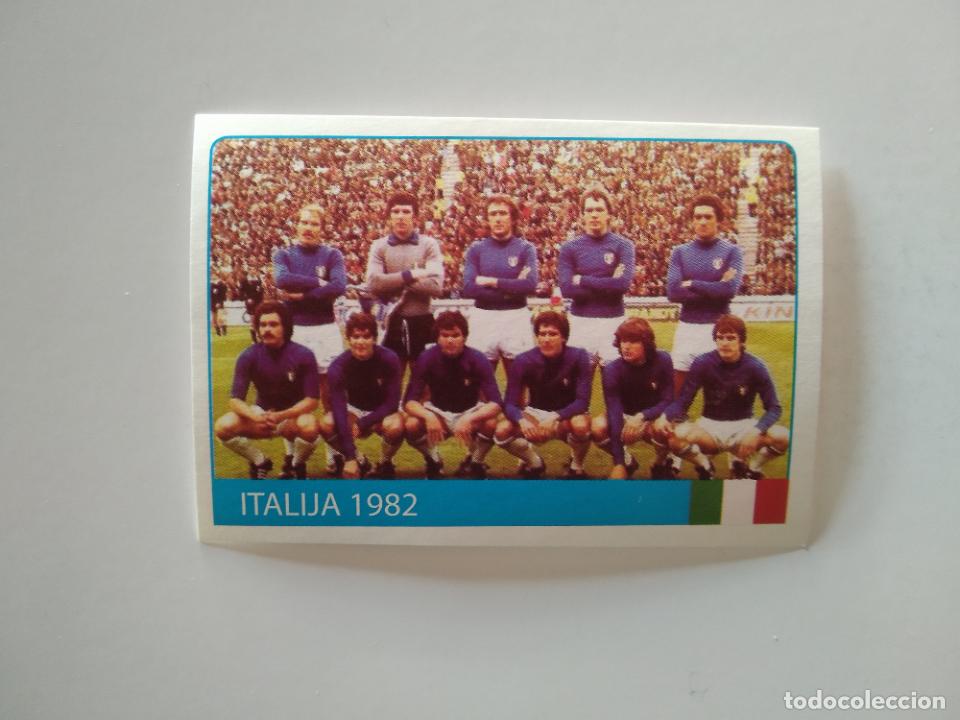 Cromos de f&uacute;tbol: 17 EQUIPO PLANTILLA ITALIA 1982 CROMO STICKER FUTBOL MUNDIAL 2010 WORLD CUP COPA MUNDO RAFO